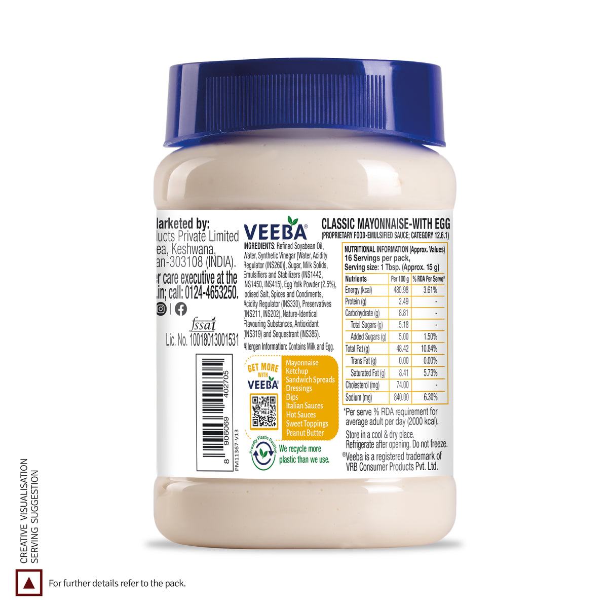 Classic Mayonnaise With Egg (250G)