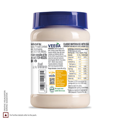 Classic Mayonnaise With Egg (250G)