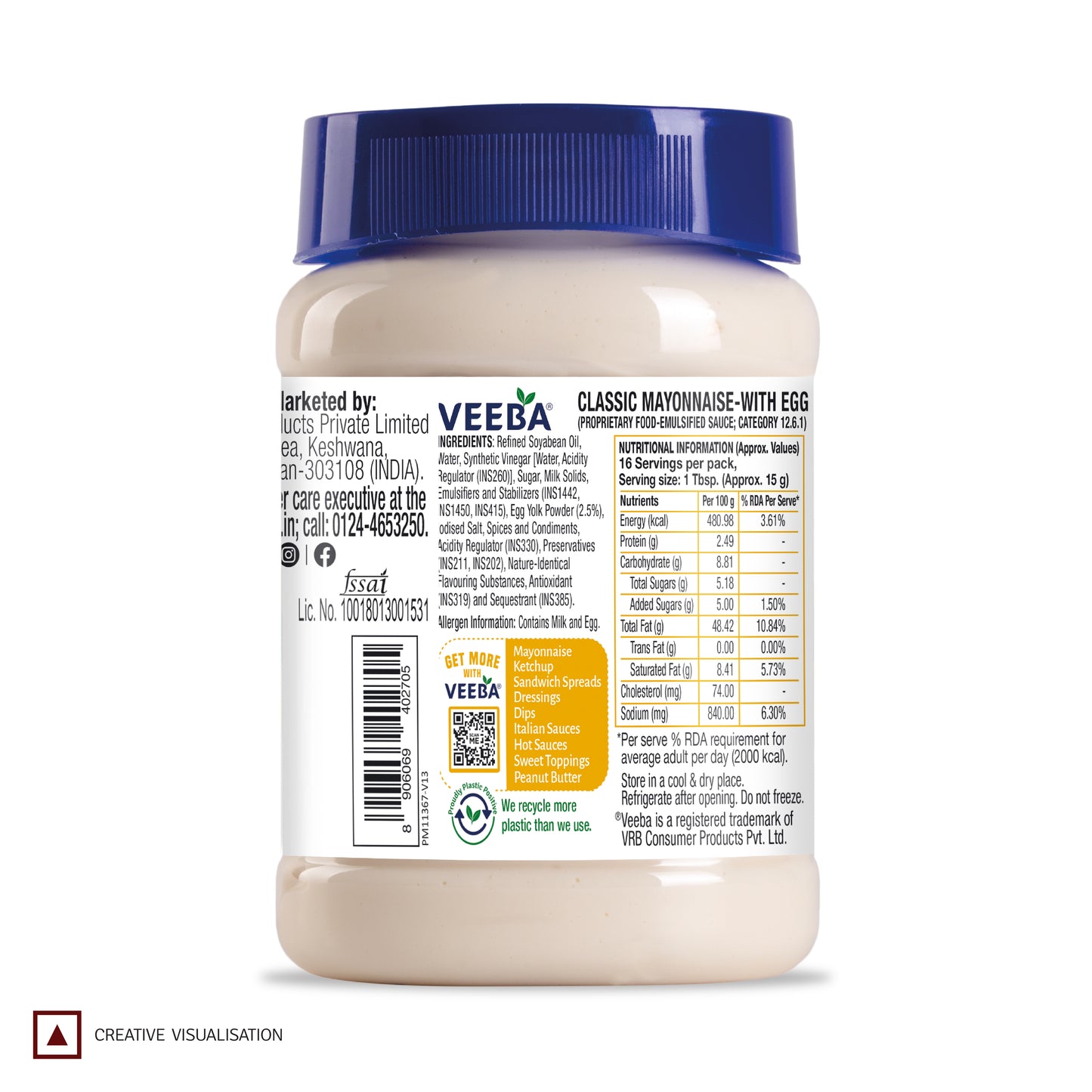 Classic Mayonnaise With Egg (250G)