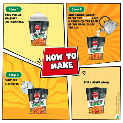 Instant Cup Noodles Spicy Korean