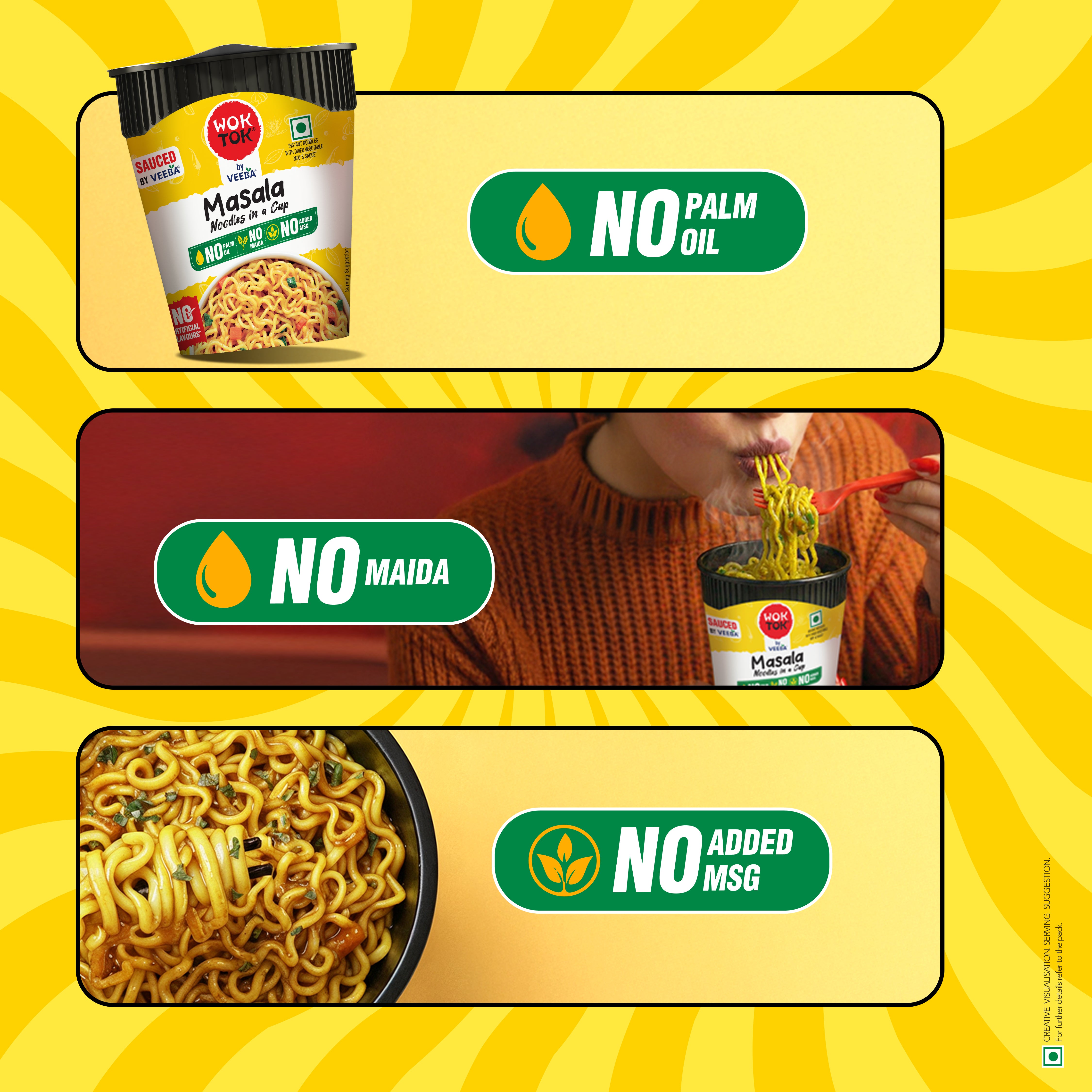 Masala Noodles in a Cup (92.5G) – Veeba