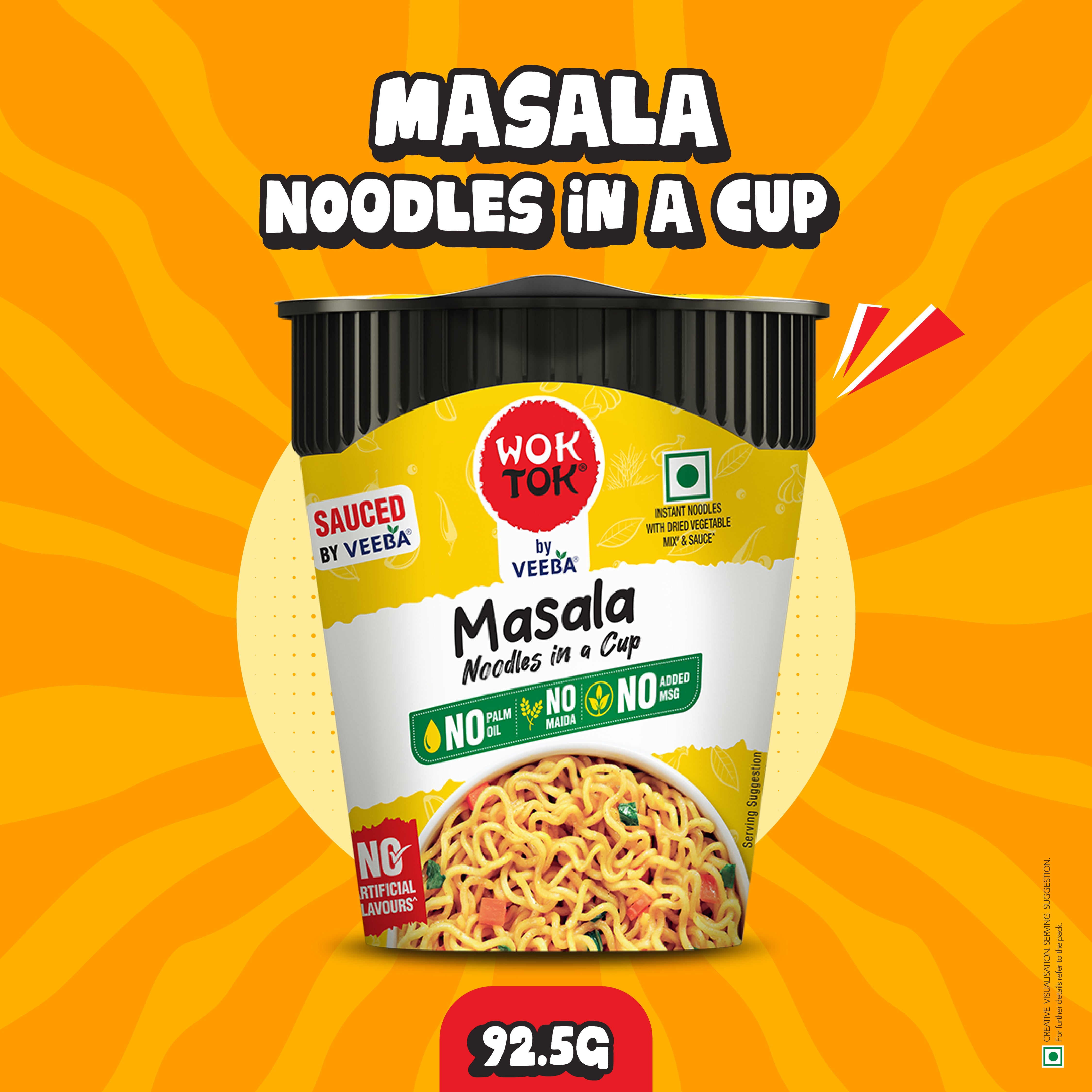 Masala Noodles in a Cup (92.5G) – Veeba