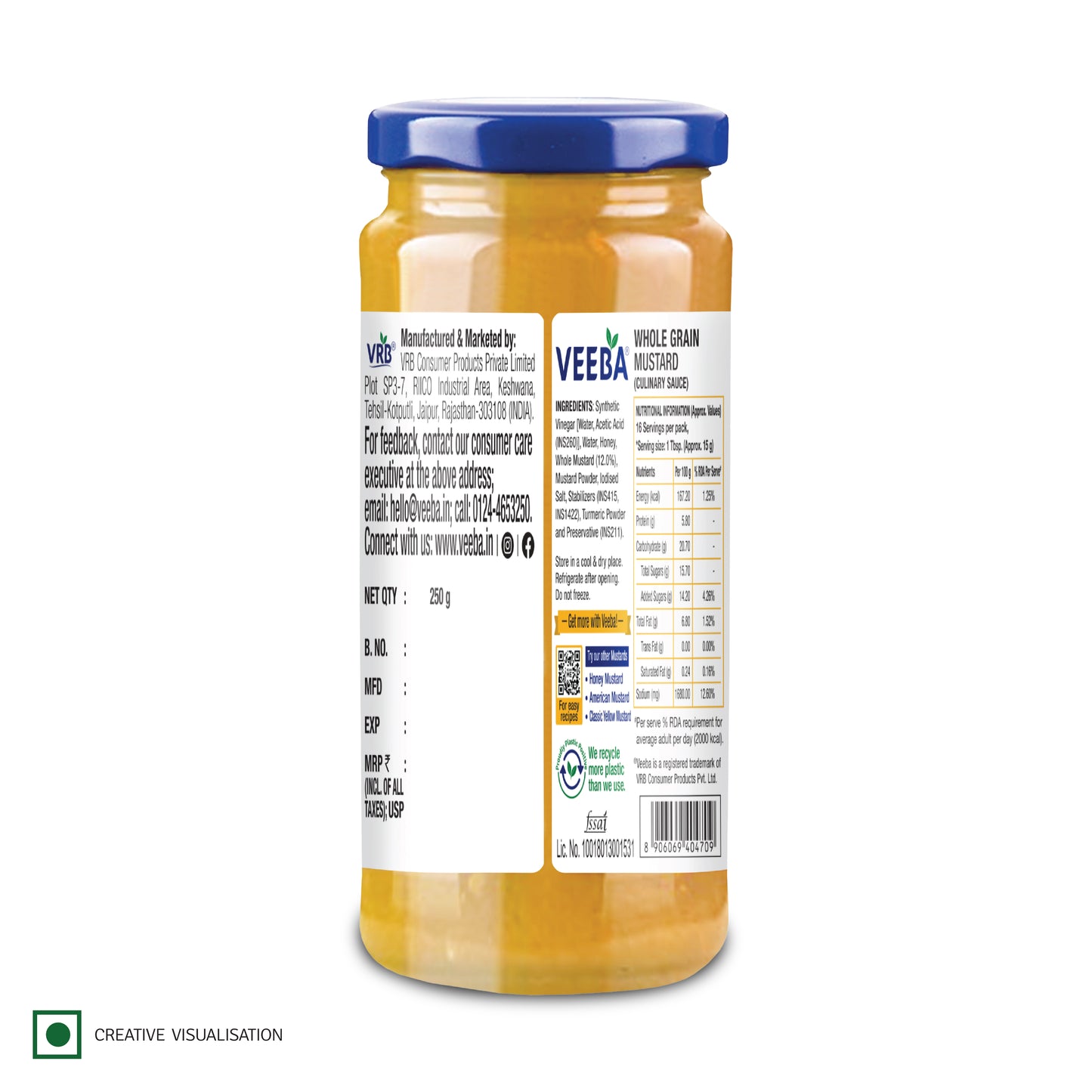 Whole Grain Mustard (250g)