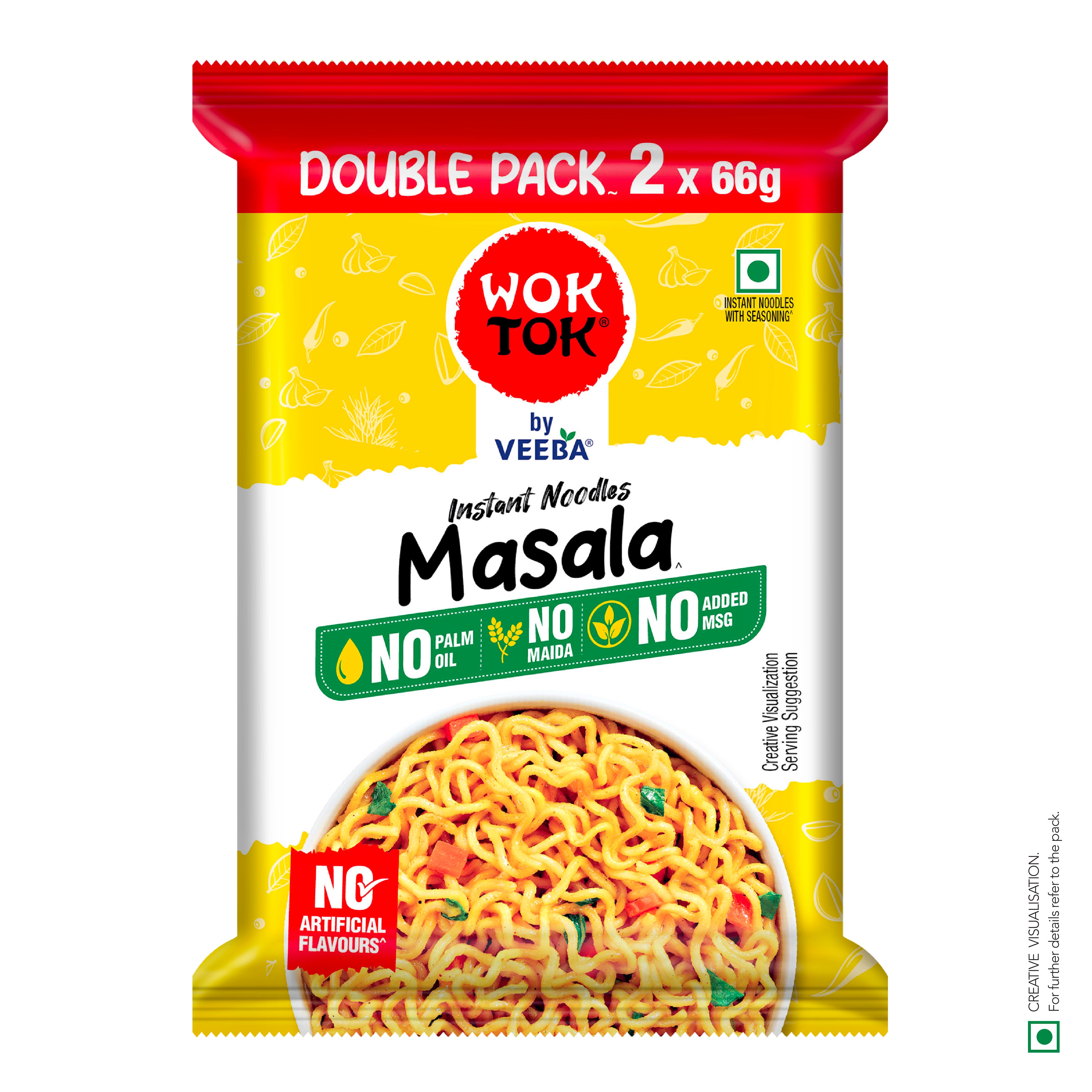 Masala Instant Noodles - Pack of 2 (132 G) – Veeba