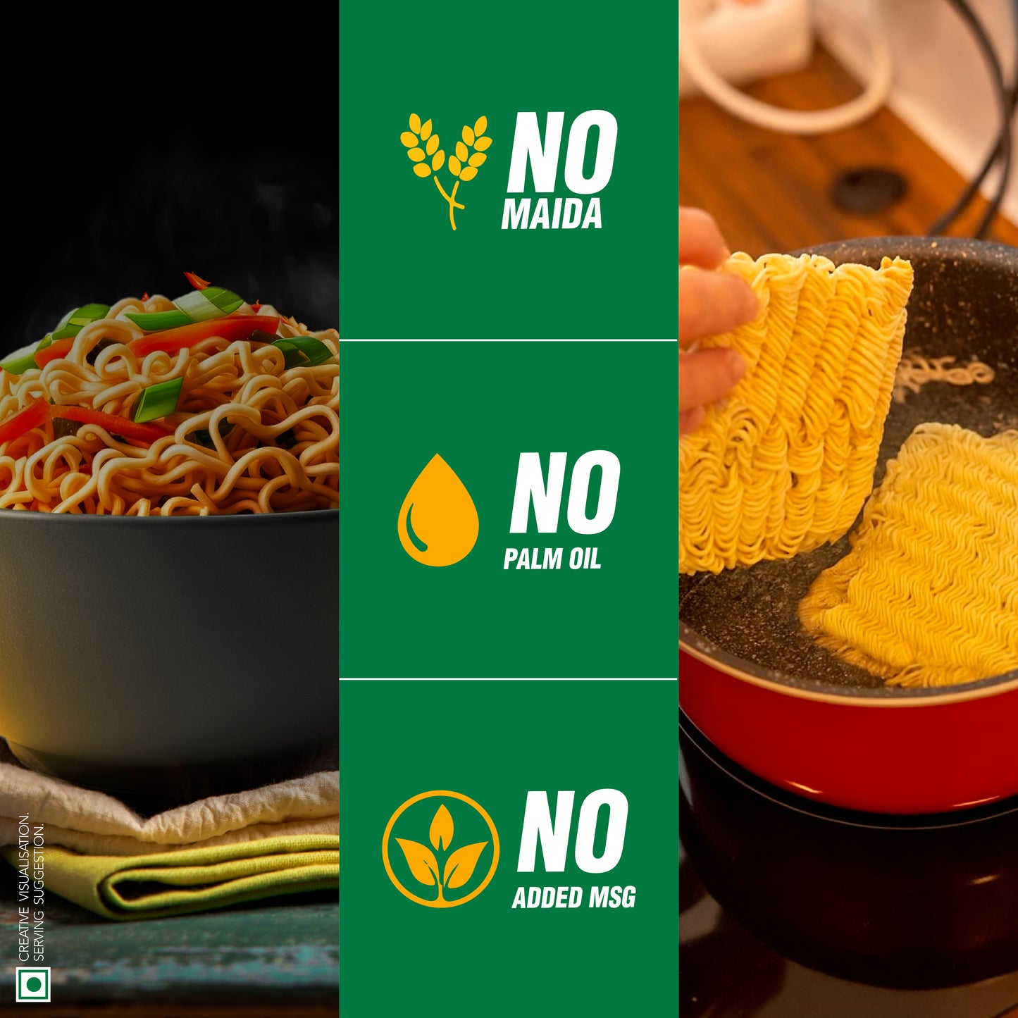 Masala No Onion No Garlic Instant Noodles (66G)