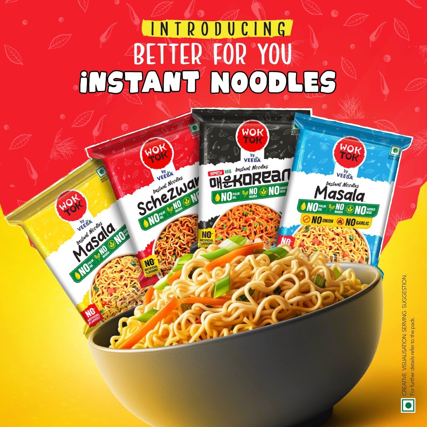 Masala No Onion No Garlic Instant Noodles (66G)