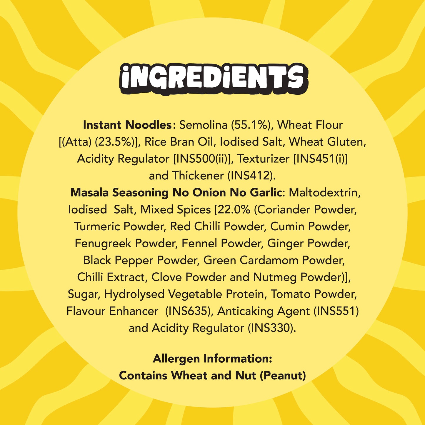 Masala No Onion No Garlic Instant Noodles (66G)