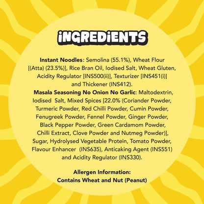 Masala No Onion No Garlic Instant Noodles (66G)