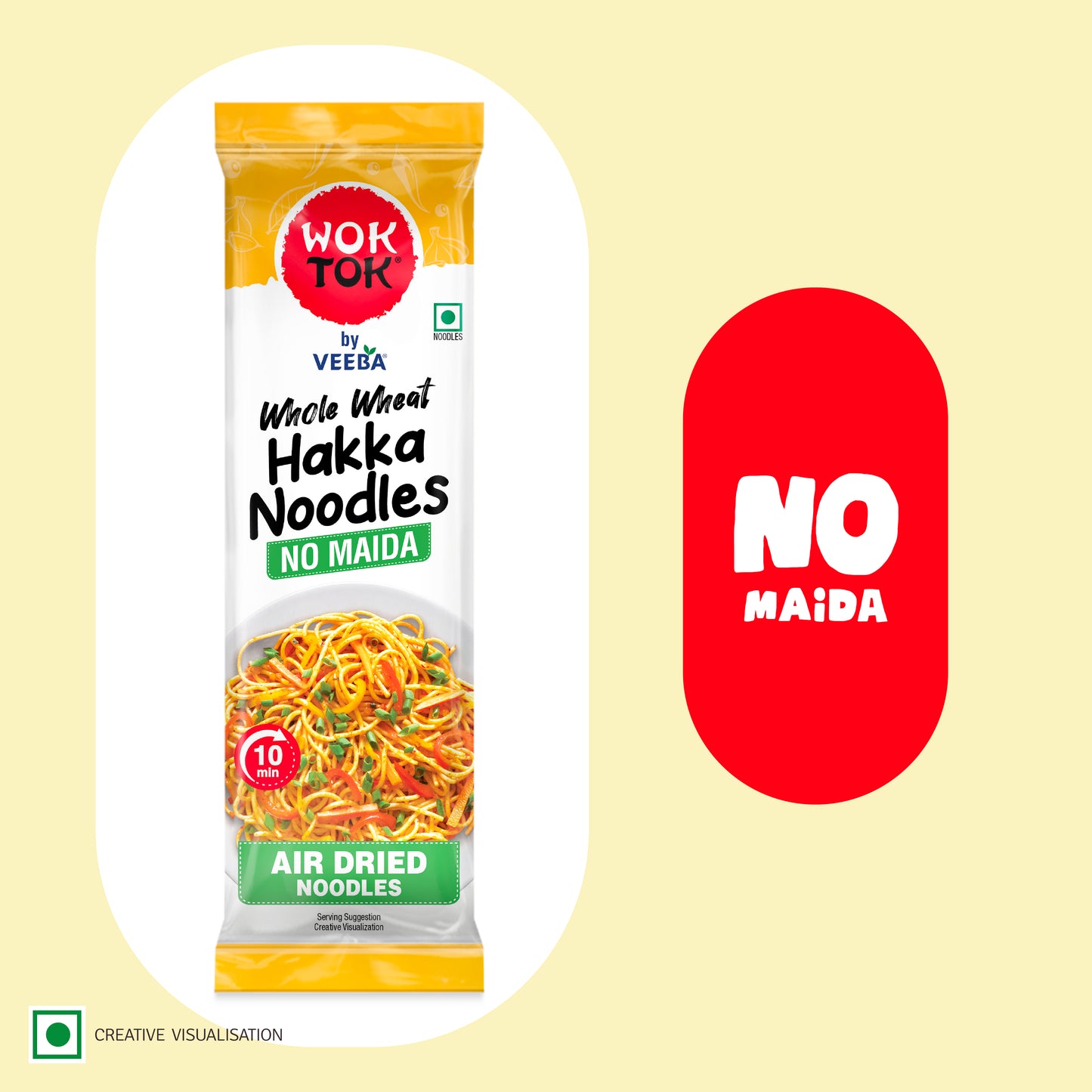Whole Wheat Hakka Noodles (140G)