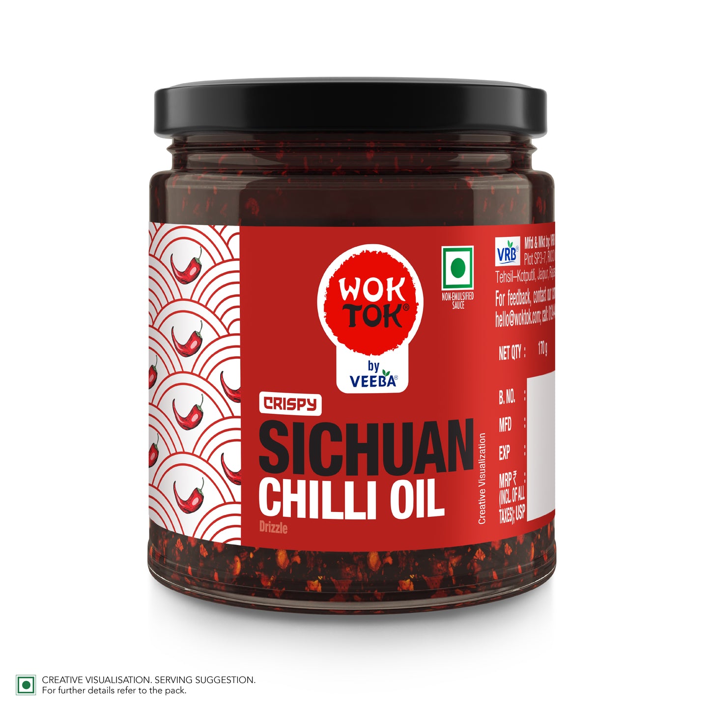 Wok Tok Sichuan Chilli Oil Drizzle 170G