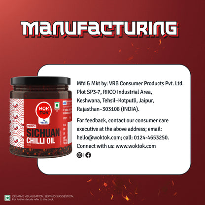 Wok Tok Sichuan Chilli Oil Drizzle 170G