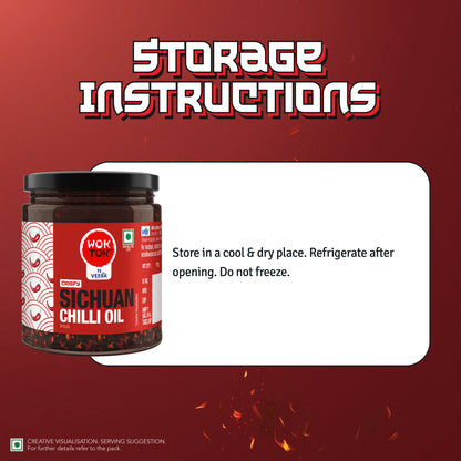 Wok Tok Sichuan Chilli Oil Drizzle 170G