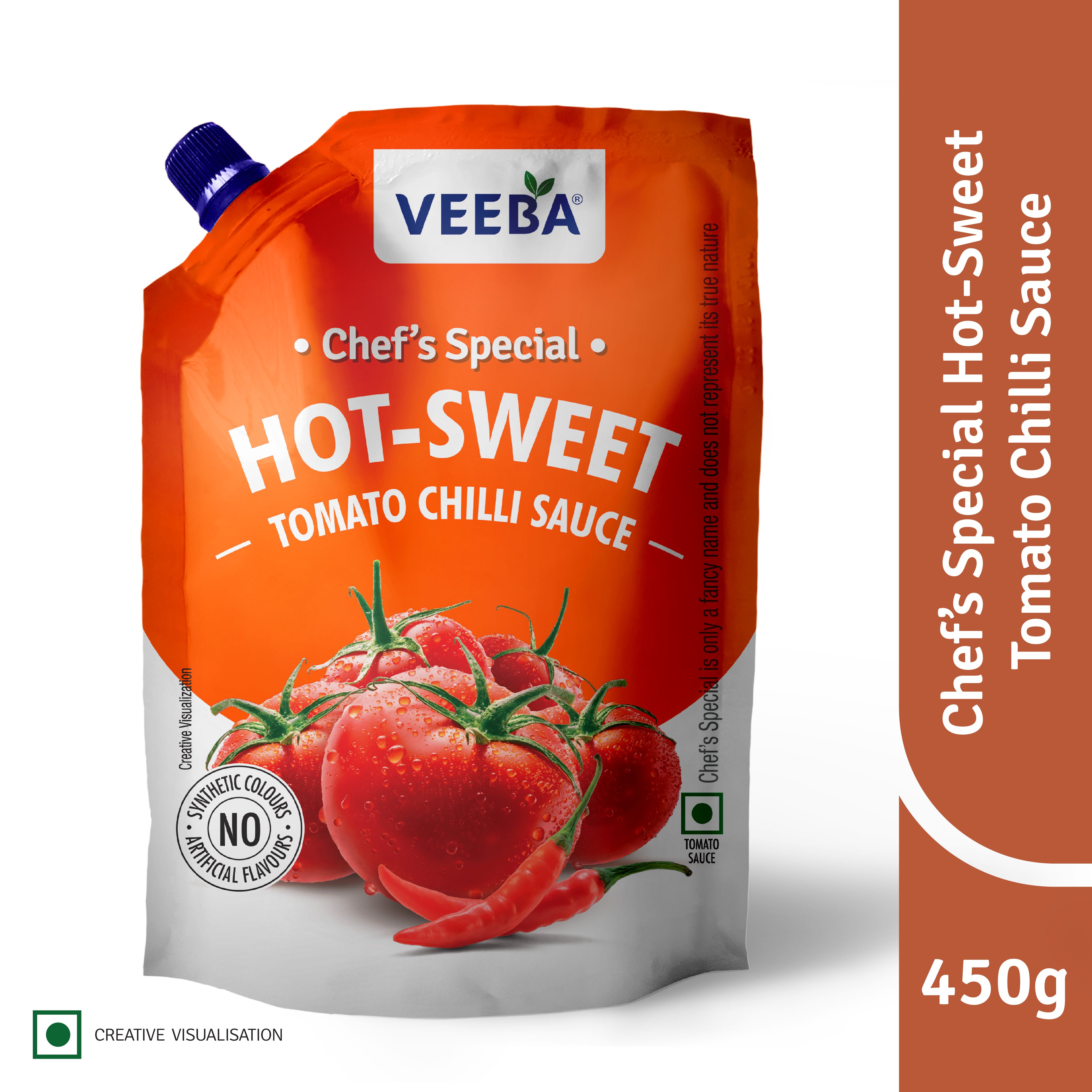 VEEBA CHEF'S SPECIAL HOT-SWEET TOMATO CHILLI SAUCE (450G)