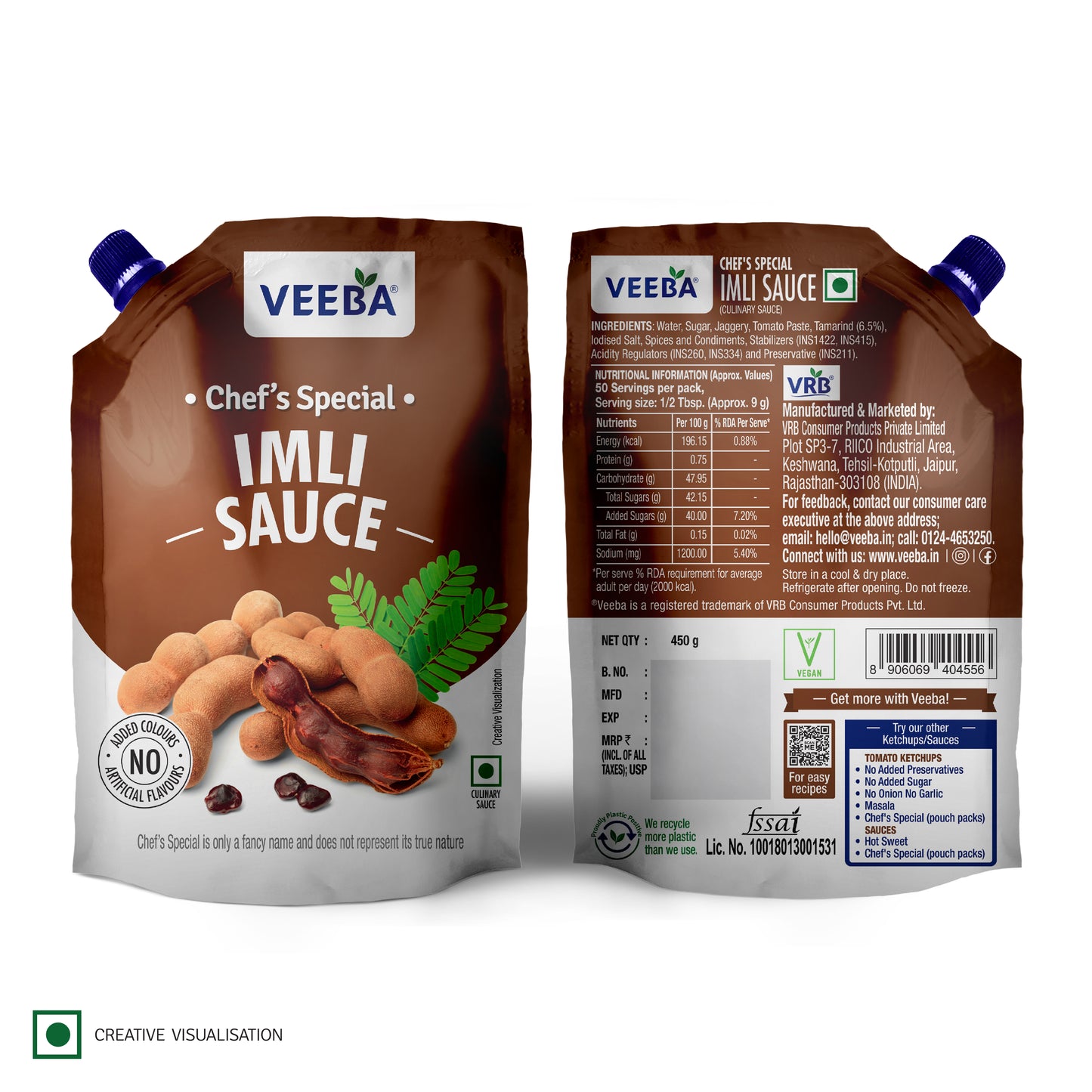 Veeba Chef's Special Imli Sauce (450G)