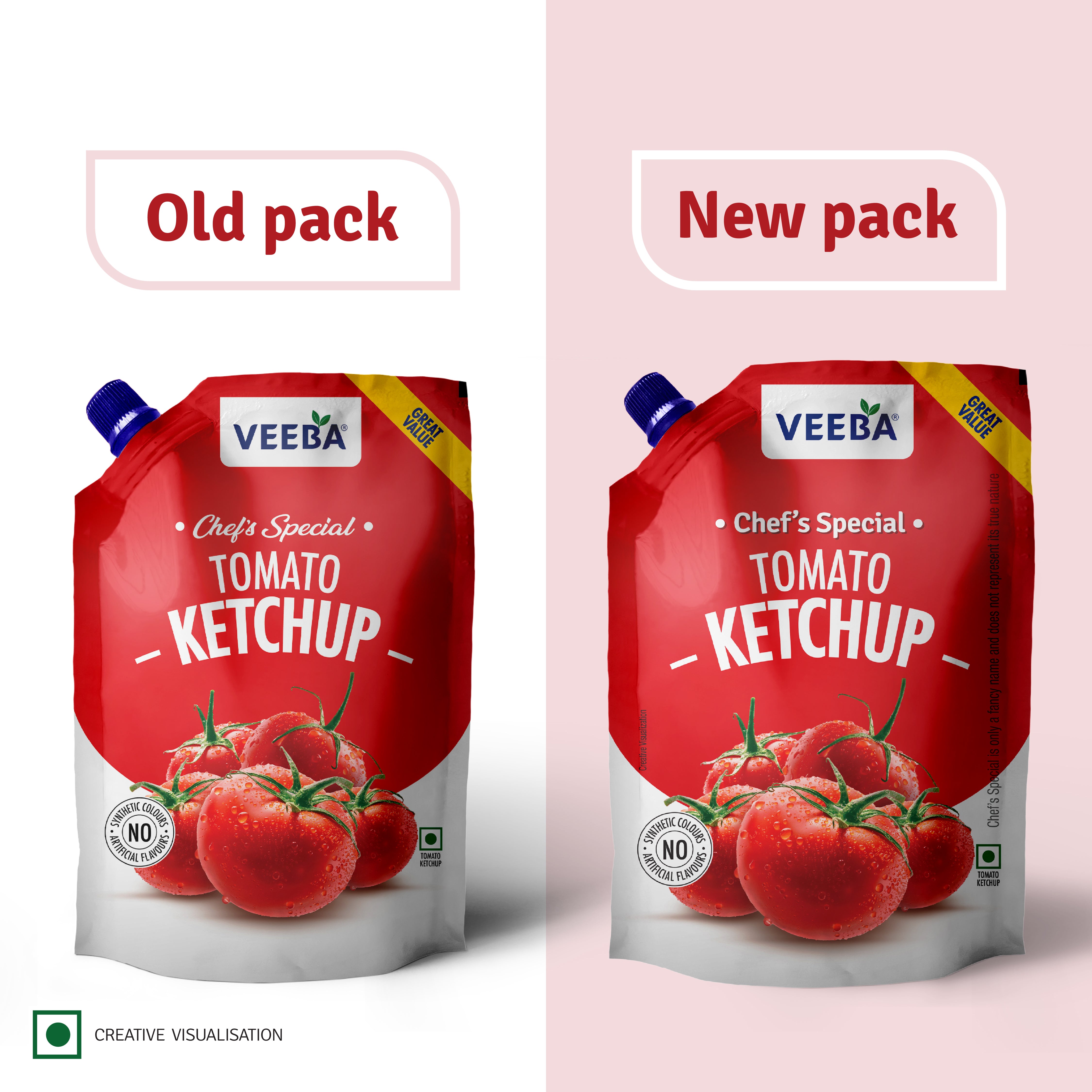 Veeba Chef’s Special Tomato Ketchup (900G)