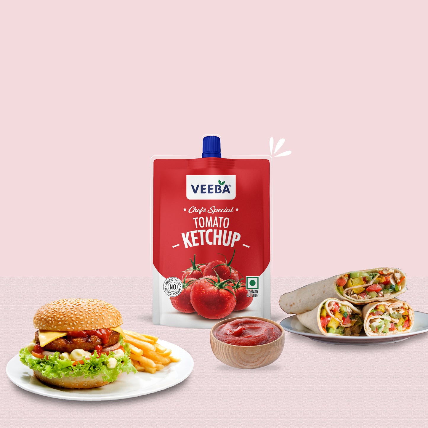 Veeba Chef's Special Tomato Ketchup (90g)