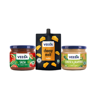Cheese & Jalapeno Dip (300G) | Salsa Dip(360G) | Cheddar Cheesy Melt (200G)