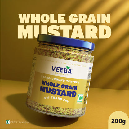 Veeba Gourmet Whole Grain Mustard 200G