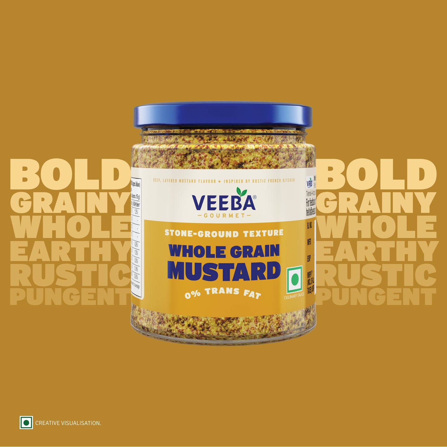 Veeba Gourmet Whole Grain Mustard 200G