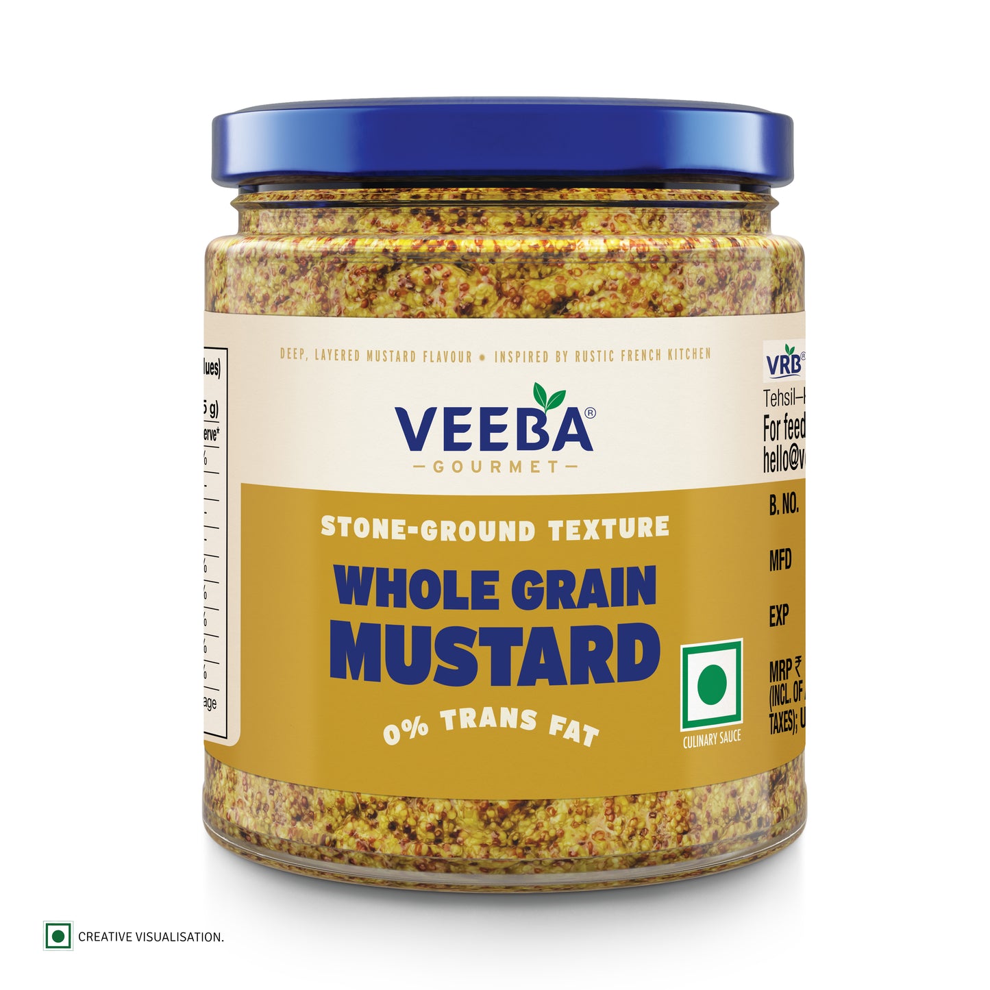 Veeba Gourmet Whole Grain Mustard 200G